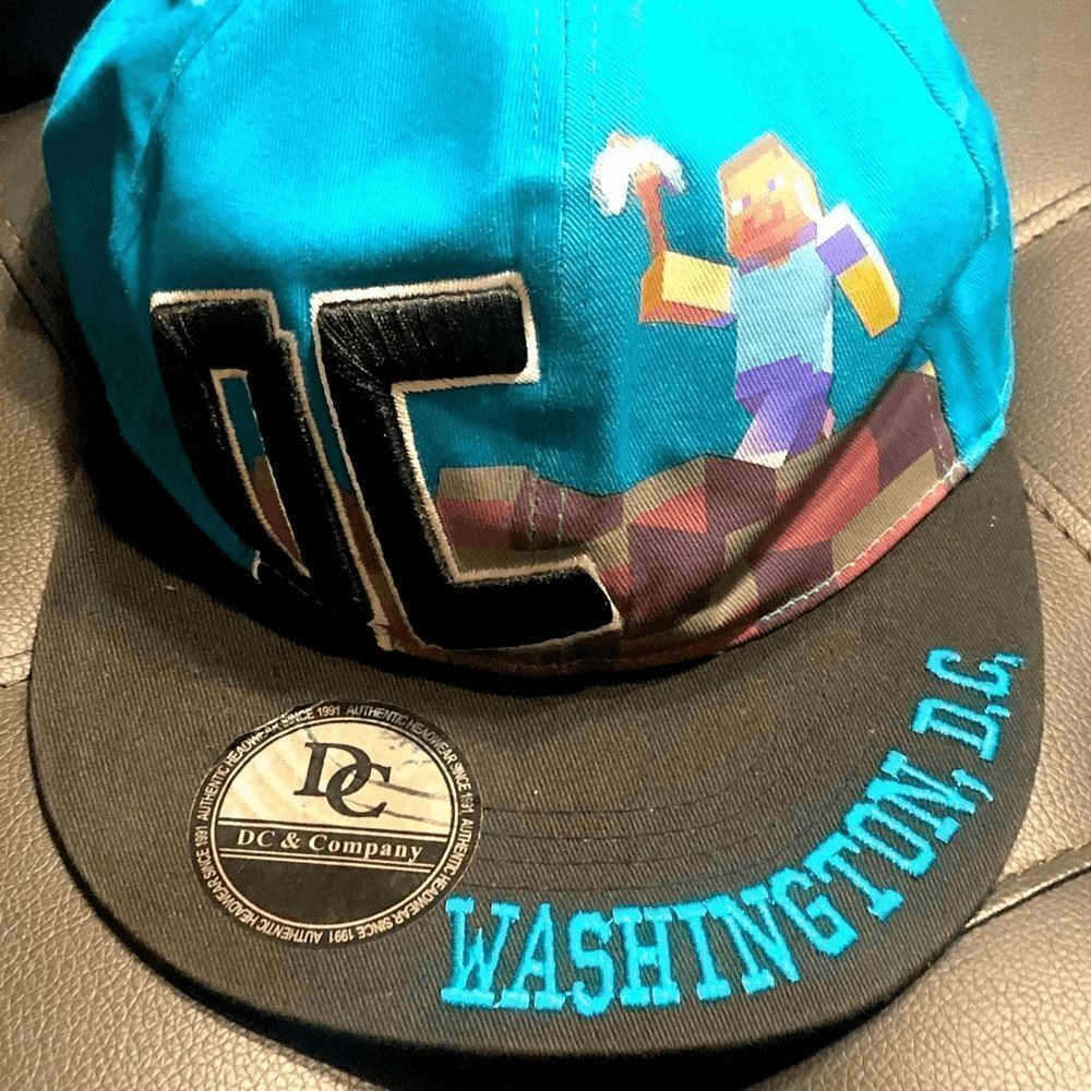 Minecraft snapback cap hat